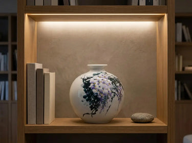tengyun bookshelf interior hand-painted porcelain vase