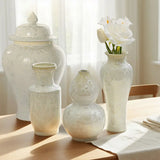 One-of-a-kind Handmade Crystalline Glaze Ceramic Vase for home décor