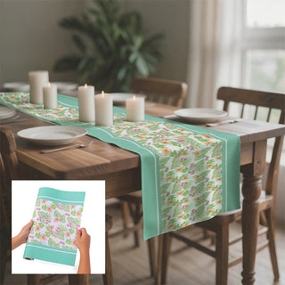 Story & Suns premium table linen, soft fabric with stylish embroidered details, perfect for home dining and decorative use