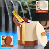 3 quart large capacity ice bucket for wine, champagne, and cocktails