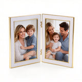 dual-photo-holder-leather-metal-gold-edge