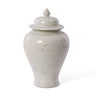 Large-scale Jingdezhen crystalline glaze porcelain temple jar with lid