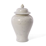 Large-scale Jingdezhen crystalline glaze porcelain temple jar with lid