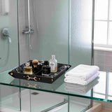 men's faux leather accessories tray